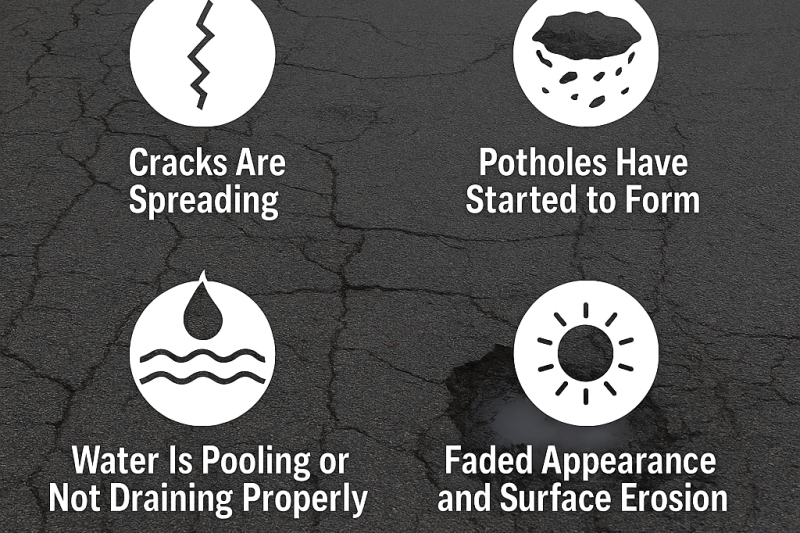 5 signs your driveway needs to be resurfaced bolingbrook, Illinois