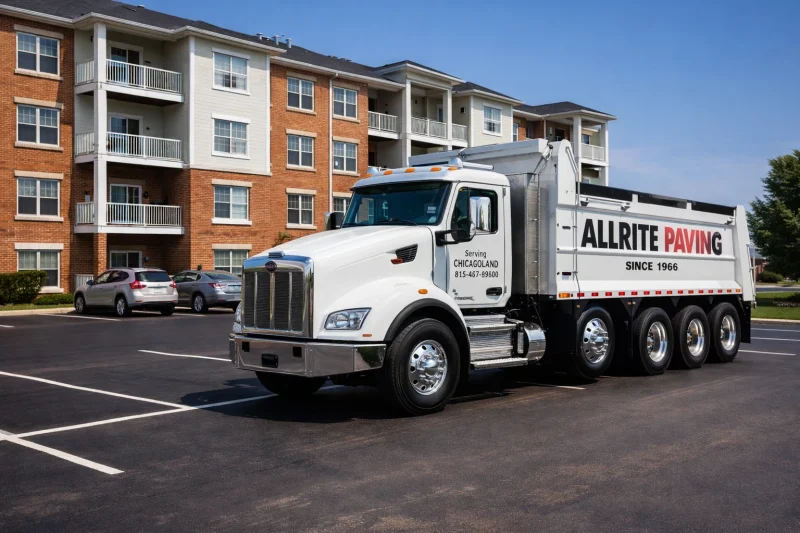 commercial-parking-lot-paving-apartment-building-allrite-paving-il